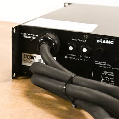 Crown Macro-Tech 36x12 2-Channel Power Amplifier CG015TK image 8