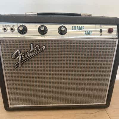 Fender Champ "Drip Edge" 2-Channel 6-Watt 1x8" Guitar Combo 1968 - 1969 - Silverface image 1