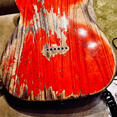 FENDER 1963 Telecaster wildwood  10 Fender Telecaster 2022 - Heavy Relic / Crimson Transparent image 2