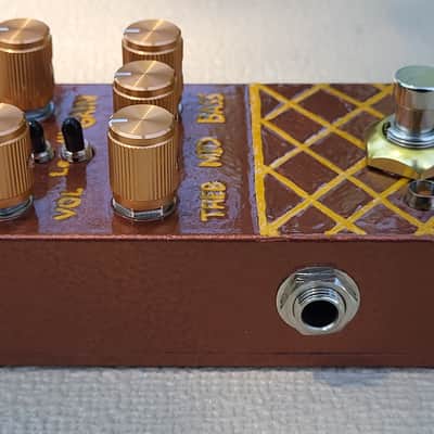 Handpainted Logical Bass Preamp effects pedal image 4