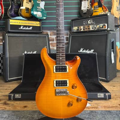 PRS Custom 24 10 Top Amber USA 2009 Electric Guitar image 1