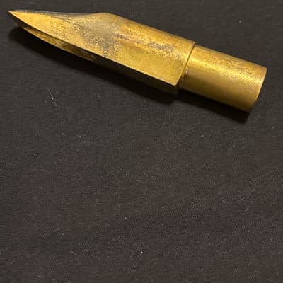 Vintage Guardala #989 Tenor Sax Mouthpiece - Gold plated image 7