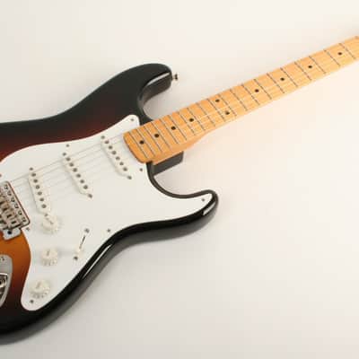 Fender Custom Shop Limited Edition 70th Anniversary 1954 Stratocaster NOS 1-Piece Quartersawn Maple Neck Fingerboard Wide-Fade 2-Color Sunburst XN5508 image 4
