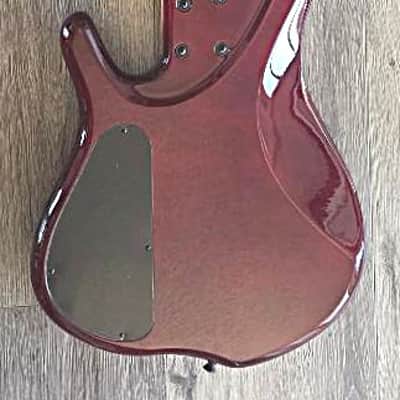 Tagima Rapture 5 MDoubles UQ Muli-Scale 5 String Bass 2026 - Fire Burst image 5