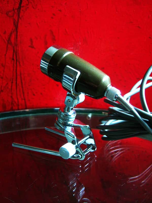 Vintage 1960's Aiwa DM-14 dynamic harp microphone High Z w