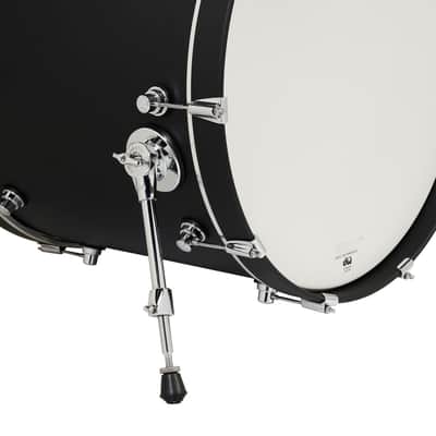 DW Design Series 4-Piece Drum Kit - 22" Black Satin (DDLM2214BL) image 5