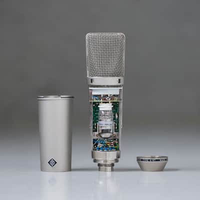 Neumann U67 tube microphone combination with rare vintage head and modern amplifier body, please read full description. image 4