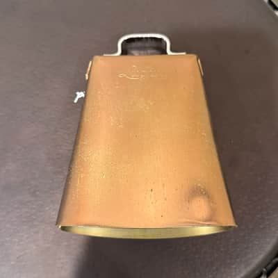 ~RARE!~ Vintage 60's Ludwig Copper 5" Hand-Held Cowbell (Rm 1 Box C) image 3