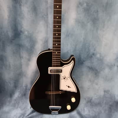 Alden Harmony H45 Stratotone 1960's - Black gold sparkle image 1
