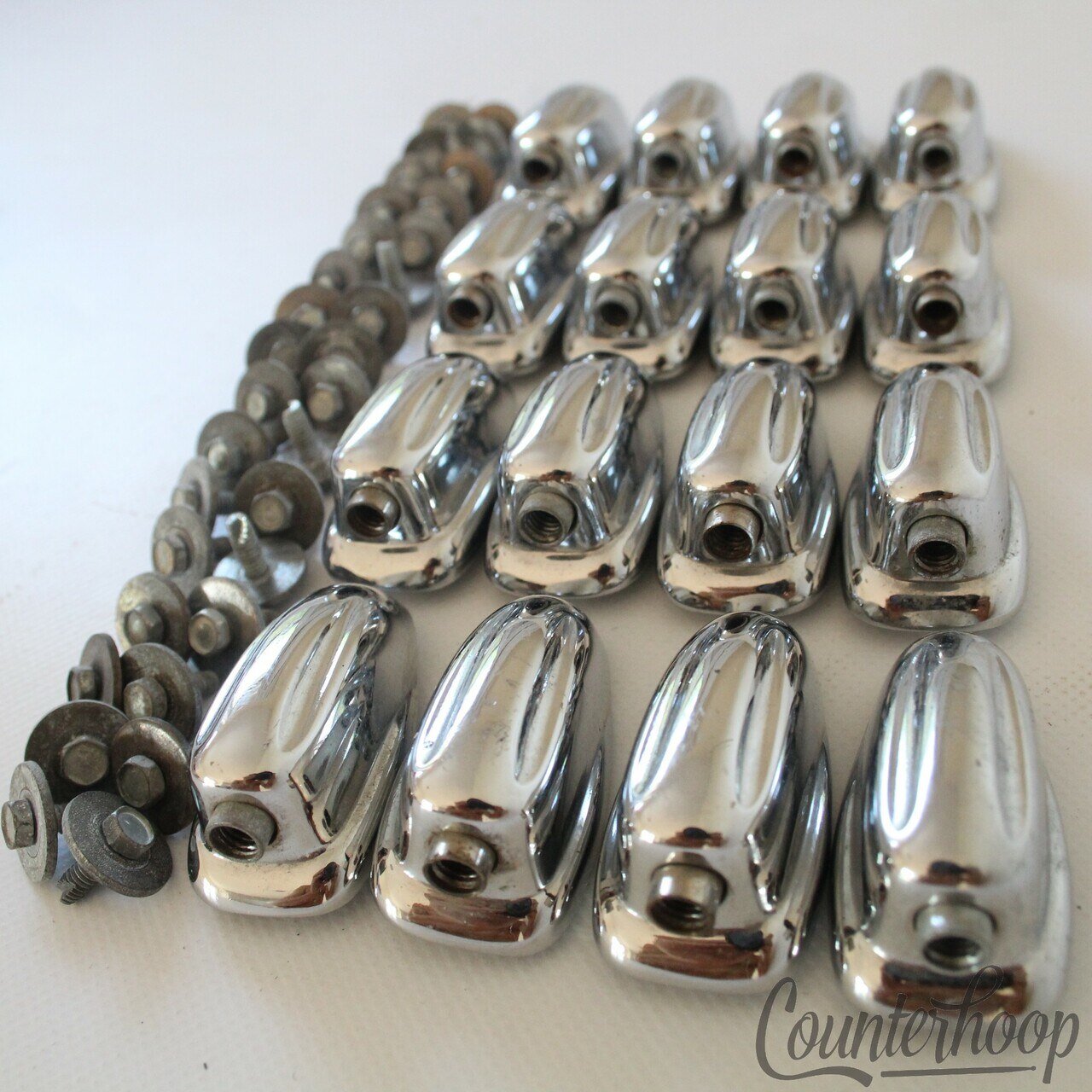 Slingerland 12x Small 5Ply Sound King Lugs Tom Drum Chrome USA Set Vintage 70s* — main photograph