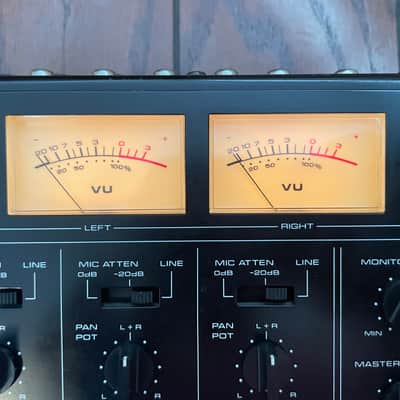 RARE Realistic Vintage Audio Mixer 32-1210 NEW VU bulbs INSTALLED EQ Preamps 1980s SERVICED! 💫 image 3