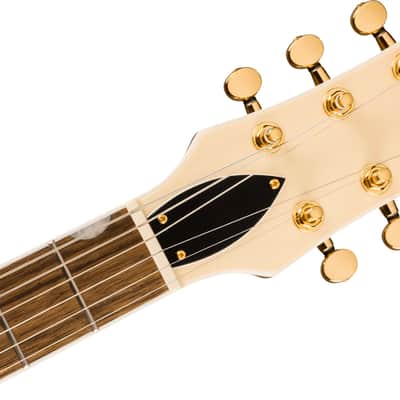 Gretsch Electromatic Pristine LTD Jet Single-Cut Guitar with Bigsby, Laurel Fingerboard, White Gold image 7