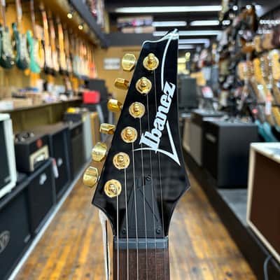 Ibanez High Performance RG421HPAH Solid Body Blue Wave Black image 7