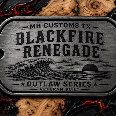 MH Customs “Blackfire Renegade Blank” — Quilted Maple T-Style Body | Custom-Rout Ready 2026 - Nitrocellulose Gloss image 2