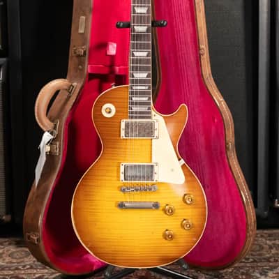 Gibson Custom Shop 1959 Les Paul Standard Reissue Murphy Lab Heavy Aged Electric Guitar - Golden Poppy Burst with Hardshell Case image 21