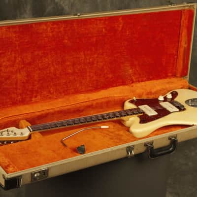original 1964 Fender JAZZMASTER Olympic White w/matching headstock image 19