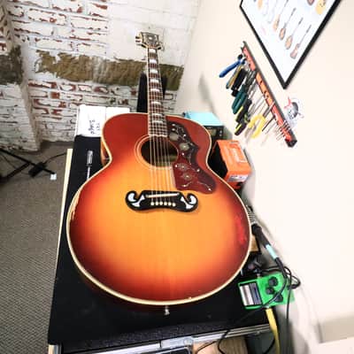 1969 Gibson J-200 (SJ-200) Acoustic – Vintage Sunburst image 16