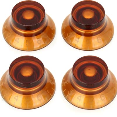 Gibson Accessories Top Hat Knobs - Vintage Amber (set of 4) image 1