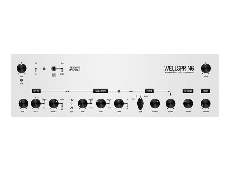 Teaching Machines Wellspring Analog Stereo Spring Reverb System image 1