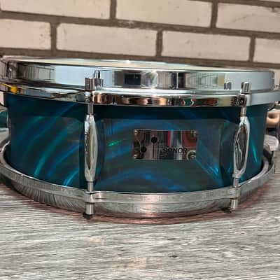 Sonor Teardrop - Blue/Green Turquoise Satin Flame image 2