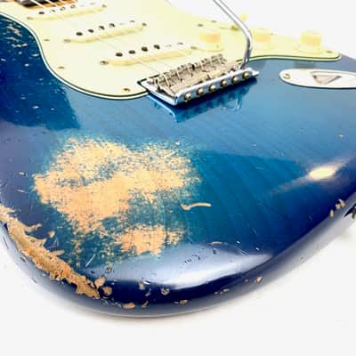 Fender Stratocaster 64 L-Series Heavy Relic Custom Shop 2025 Blue Burst image 11