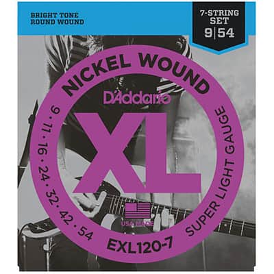D'Addario EXL120-7 Nickel Wound .009-054 image 1