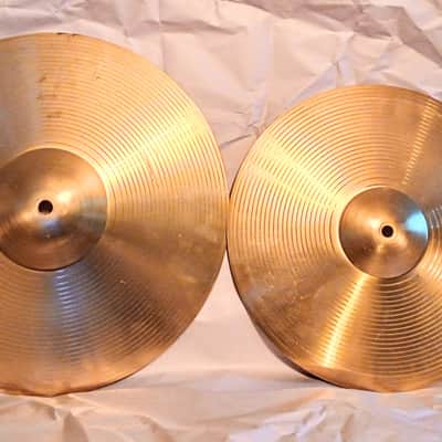 Unmarked CYMBAL STACK OF 2 (c video)- 14/12" - SHIPS FREE TO C-USA! image 2
