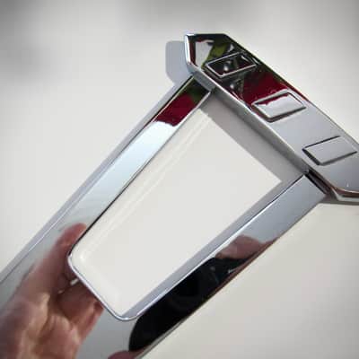 Gibson ES-175 & Other Gibson Archtops Tailpiece Authentic Vintage Part Circa-1970s-1980s-Chrome image 3
