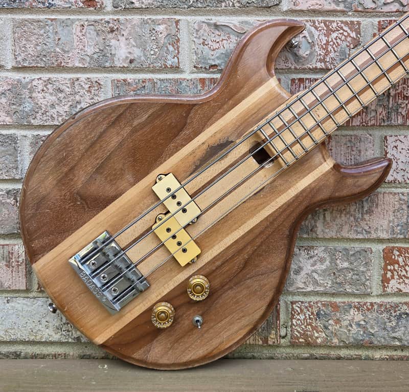Vintage Late 1970's S. D. Curlee Standard Medium Scale Bass Guitar w/ Fender Gig Bag! image 1
