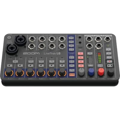 Zoom LiveTrak L-6 Digital Mixer and Multi-Track Recorder, 6-Channel image 1