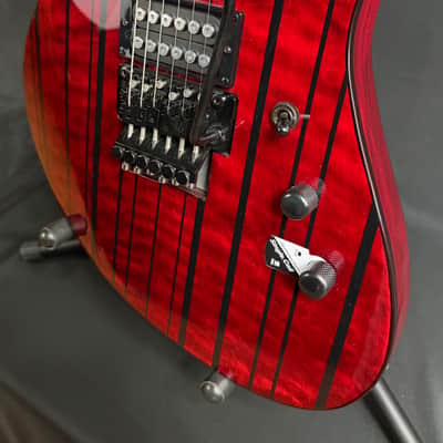 Schecter Synyster Standard Plus Electric Guitar Transparent Deep Red Finish imagen 8
