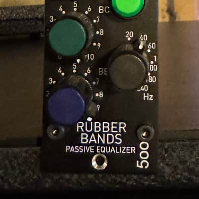 IGS Audio RB500 Rubber Bands 500 Series Passive Equalizer Module 2010s - Black image 2