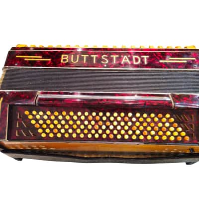 Buttstadt Piano Accordion Germany 1930s-1940s, Professionally Restored + Original Case image 18