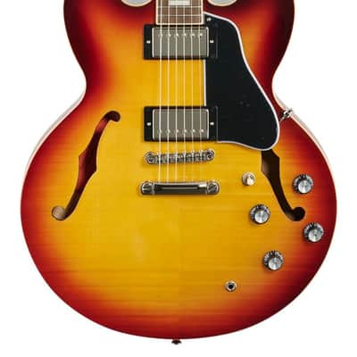 Epiphone ES335 Figured Top Guitar Raspberry Tea Burst image 3