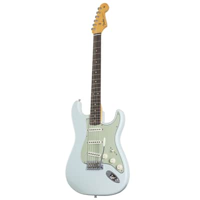 Fender Vintage Custom 1959 Stratocaster Faded Aged Sonic Blue - Electric Guitar image 8