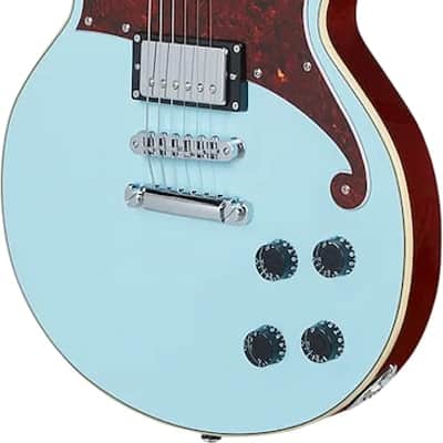 D'Angelico Premier Brighton Electric Guitar - Sky Blue image 5