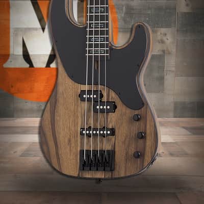 Schecter Model-T 4 Exotic Black Limba - Natural Satin (2832) image 1
