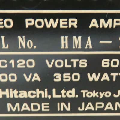 HITACHI HMA-7500 STEREO POWER AMPLIFIER FULLY RECAPPED + LED's PRO SERVICED image 12