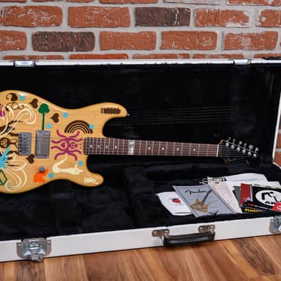Fender Custom Shop The Disaffected Stratocaster #8 of 8 Natural with Custom Artwork by Ryan McGinness 2003 w/OHSC image 2