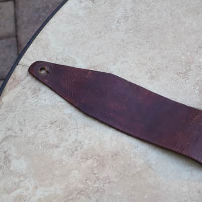 Vintage wide Leather Strap image 5