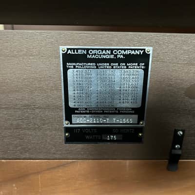 Allen Digital Computer Organ w/ 32 Note Concave Pedalboard, Bench & Allen HC15 Speakers! image 21