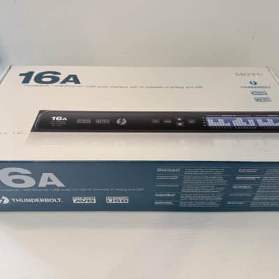 MOTU 16A Thunderbolt / USB 2.0 Audio Interface 2014 - Present - Black image 14