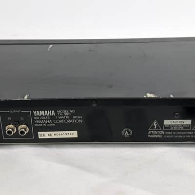YAMAHA TX-350 Natural Sound AM/FM Stereo Tuner image 9