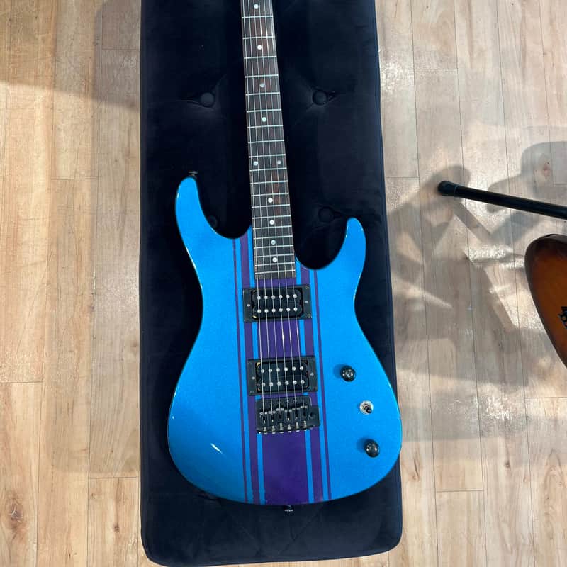1989 Kramer American Showster Savant II Candy Blue