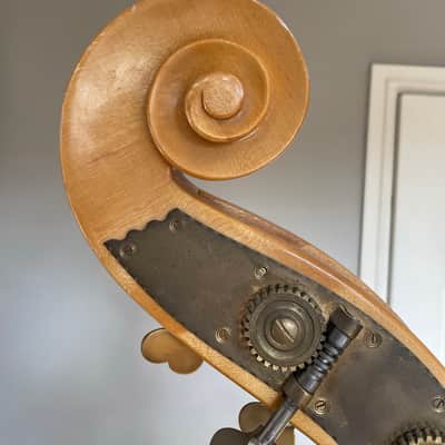 Emanuel Wilfer 3/4 double bass 1995 - Blonde laquer image 5