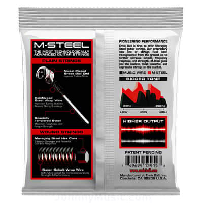 Skinny Top Hvy-Bttm Slinky M-Steel Elect-Guitar 10-52 Set Maraging-Stl Hex-Core Super Cobalt Alloy Wound Set Ultra High-OP/Fatigue-Resistant image 2