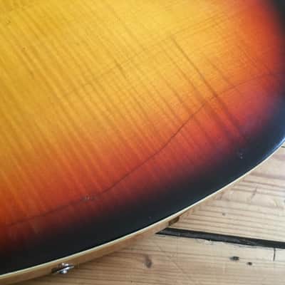 1960s Kawai Teardrop Bass Guitar Rare Japan Teisco image 13
