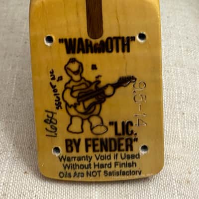 Warmoth Fender Stratocaster 3A Flame Maple Neck image 11