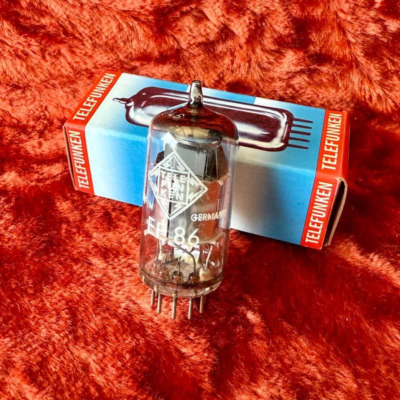 Telefunken EF86 microphone preamplifier tube c 1960 Neumann u67 original vintage Germany image 1