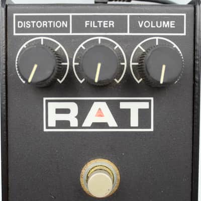 ProCo RAT Made in USA Silver Screw LM308N With Conversion Cable Distortion Guitar Effect Pedal 173163 image 3